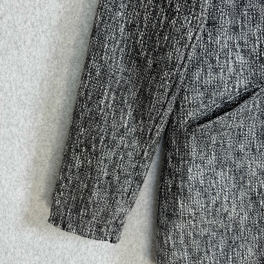 House of Harlow X Revolve Jacket Womens Small Black White Silver Blazer Holiday - Picture 6 of 16